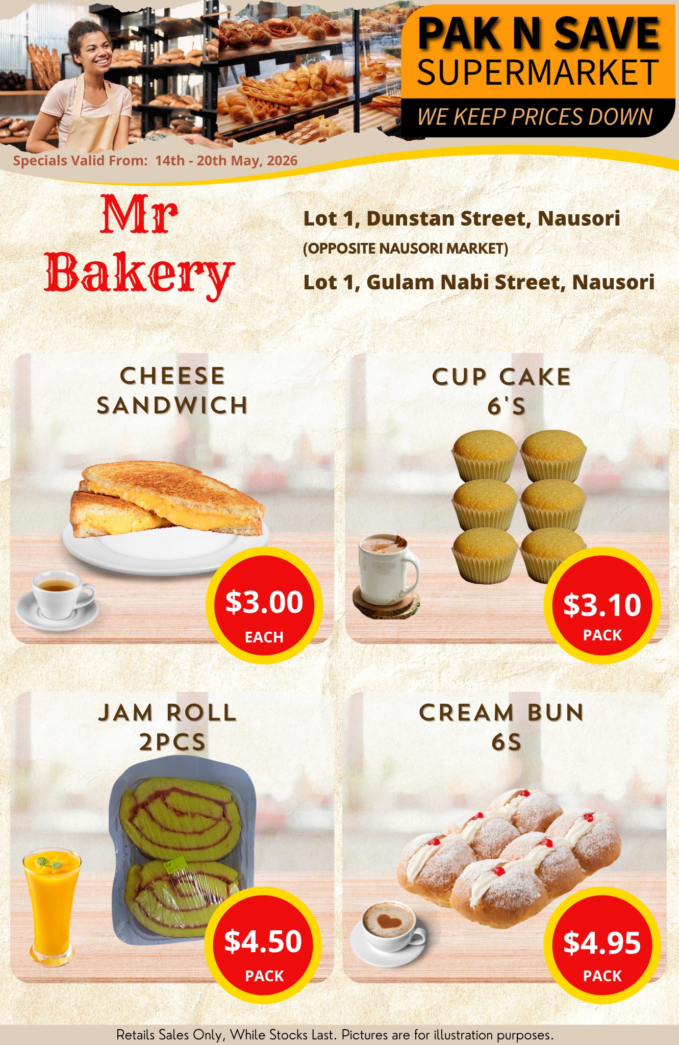 Mr Bakery Weekly Specials - Page 1