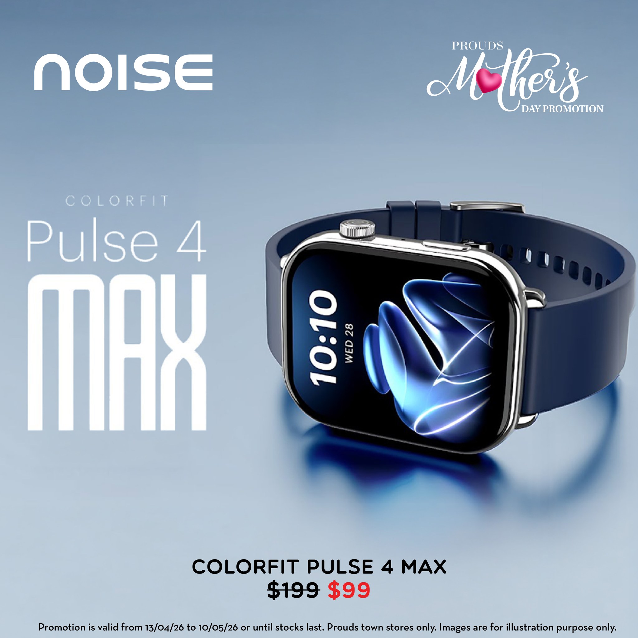 Colorfit Pulse 4 Max Smartwatch