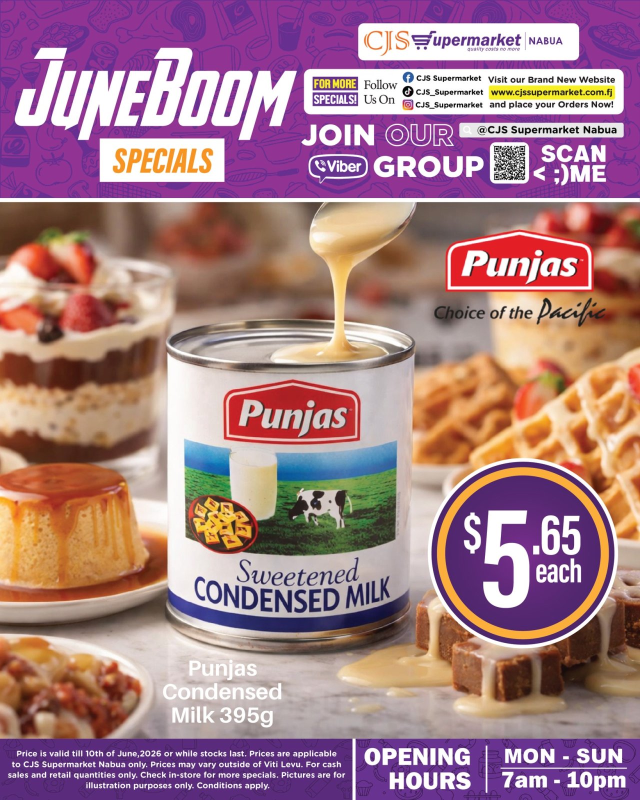 Punjas Sweetened Condensed Milk 395g