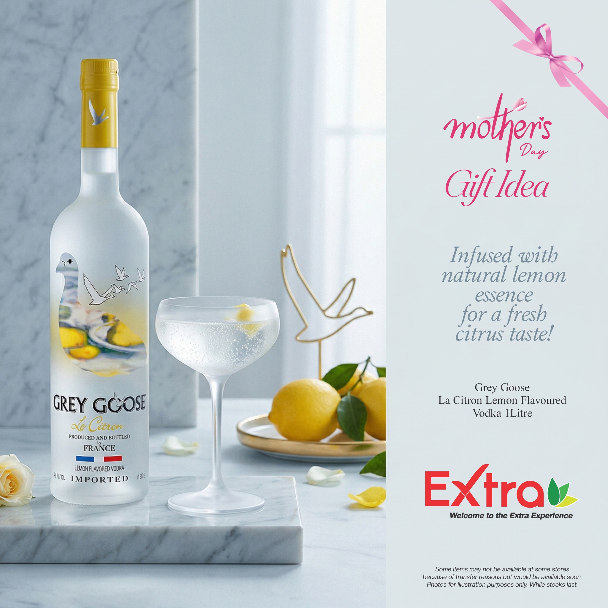 Grey Goose La Citron Lemon Flavored Vodka 1L - $175.00each