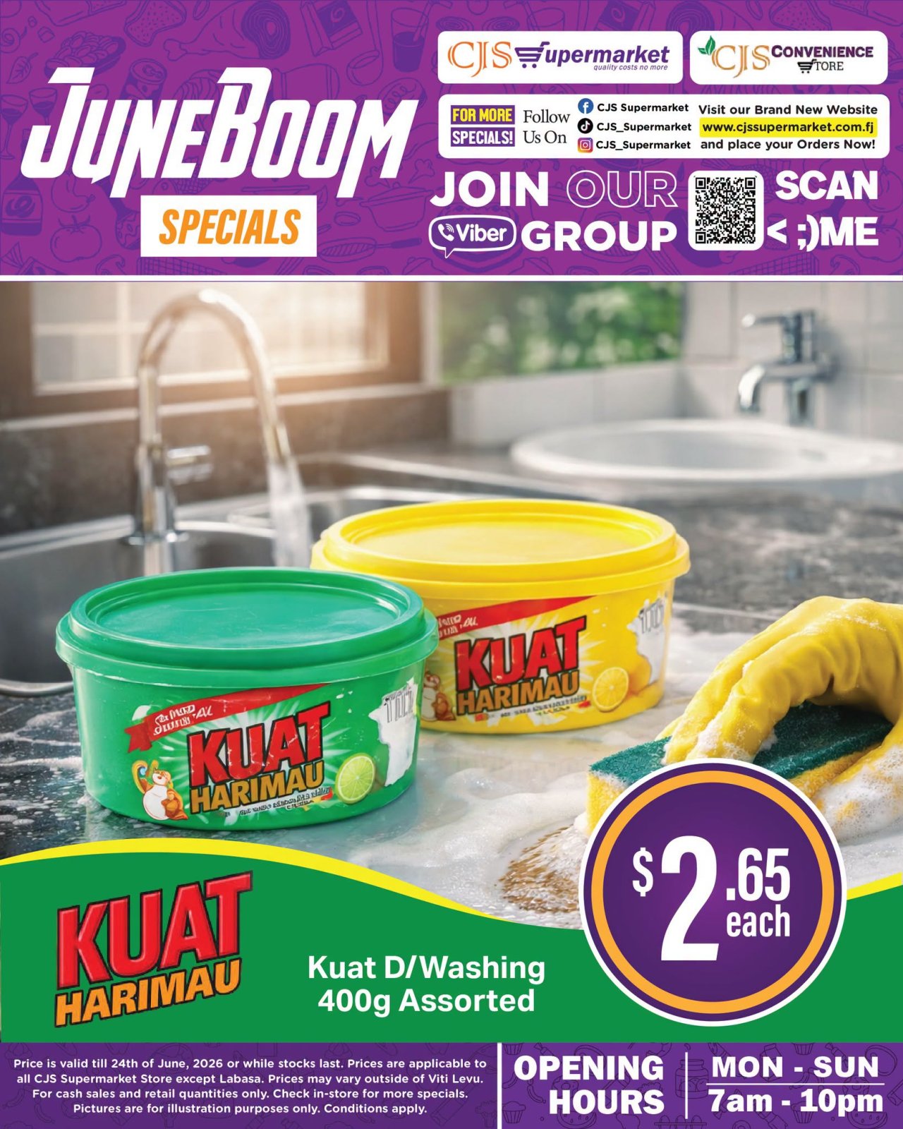 Kuat D/Washing 400g Assorted