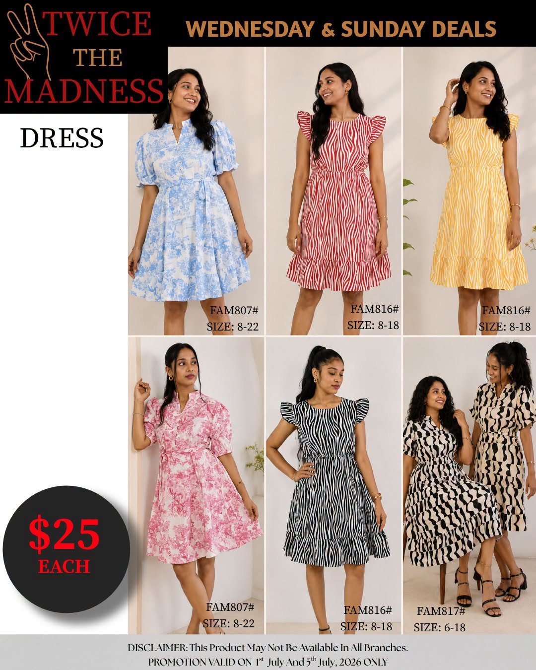 Twice The Madness Dress Sale - Page 1