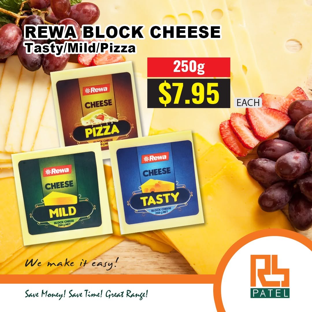 REWA Block Cheese - Tasty/Mild/Pizza - Page 1