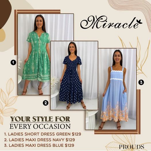 Miracle Fashion Wear - Your Style for Every Occasion - Page 1