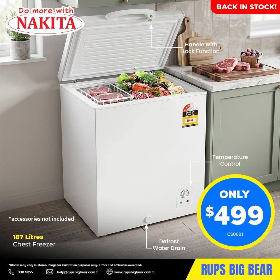 Nakita 187L Chest Freezer