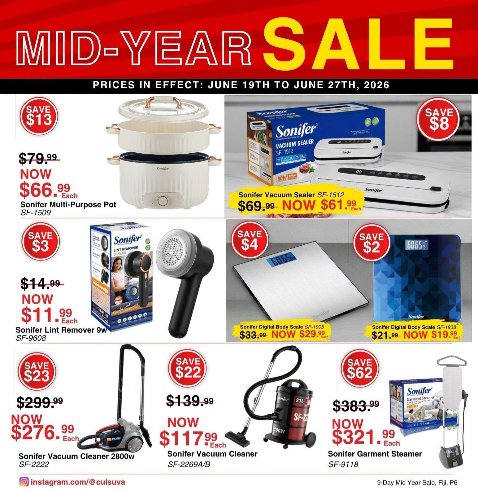 Mid-Year Sale – Sonifer Appliances & Home - Page 1