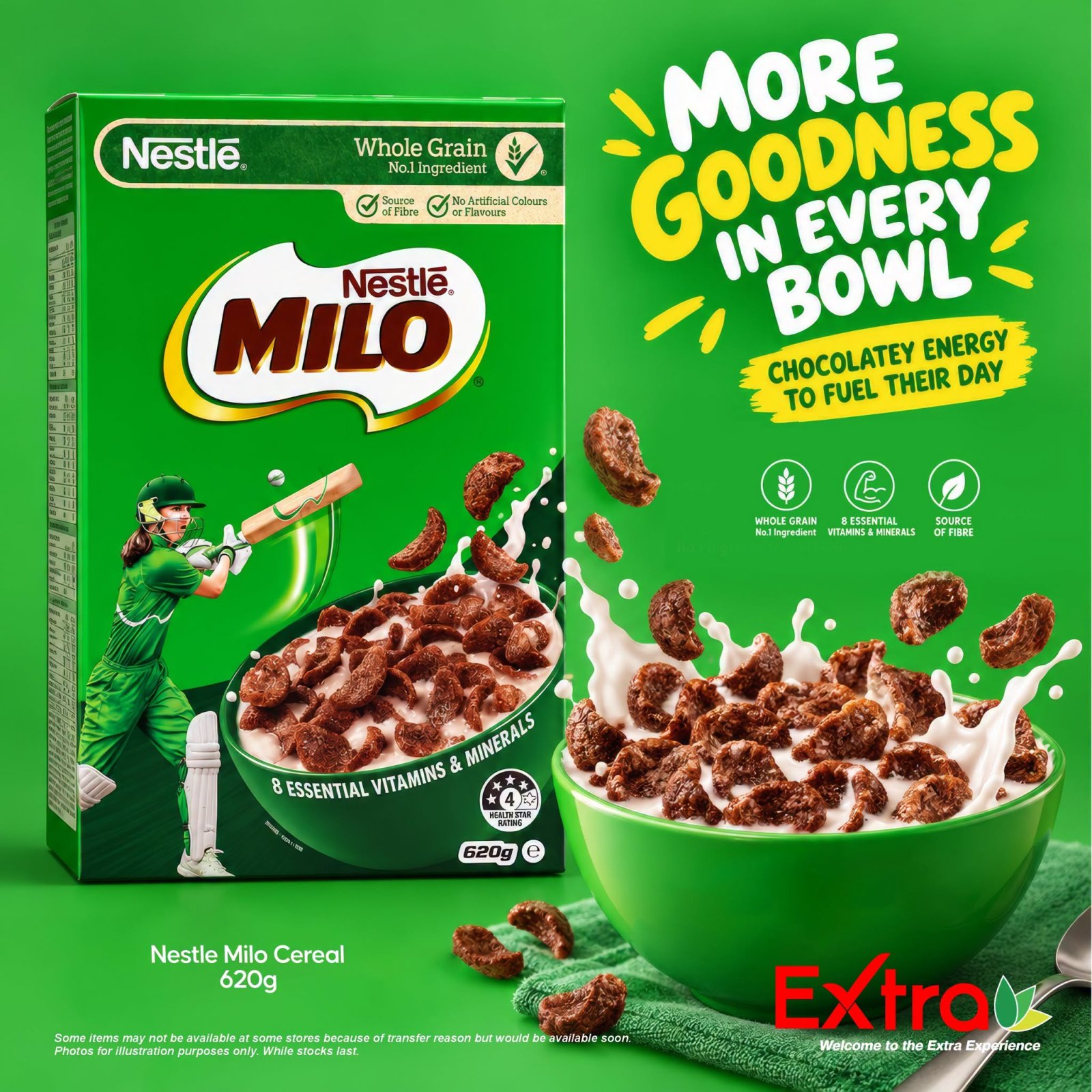 Nestle Milo Cereal 620g