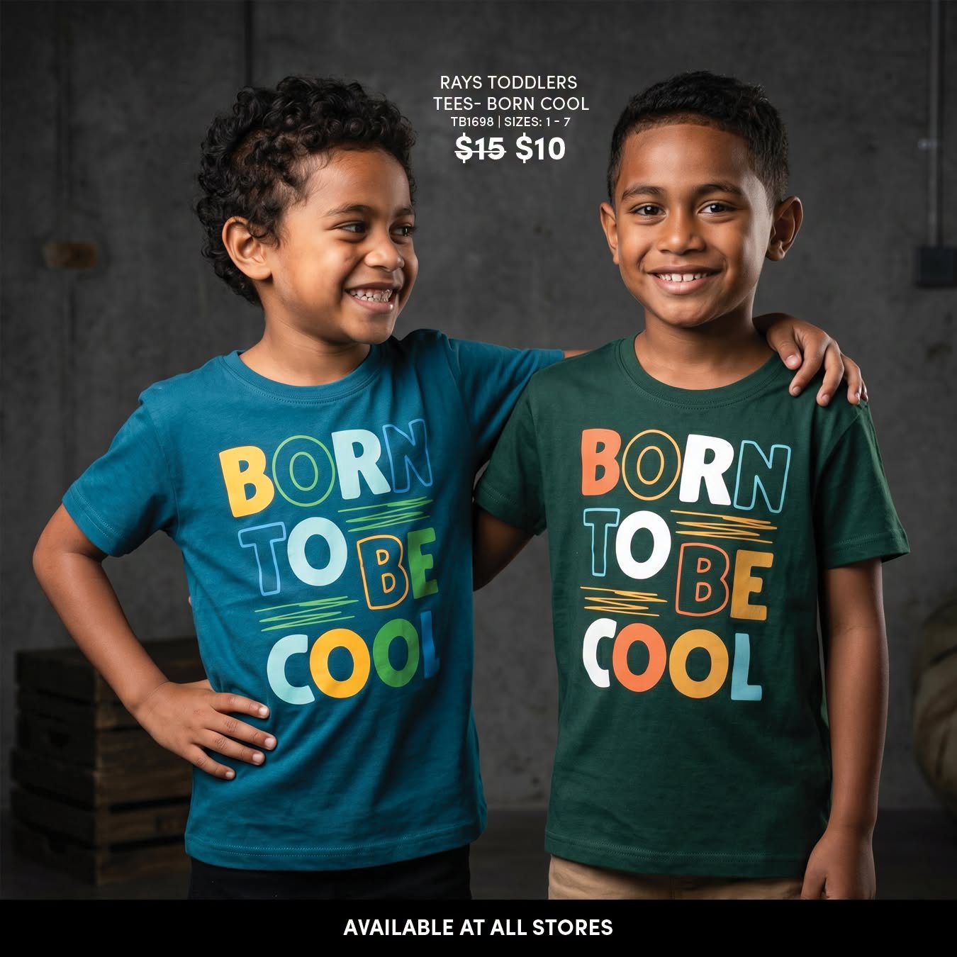 Rays Toddlers Tees - Born Cool