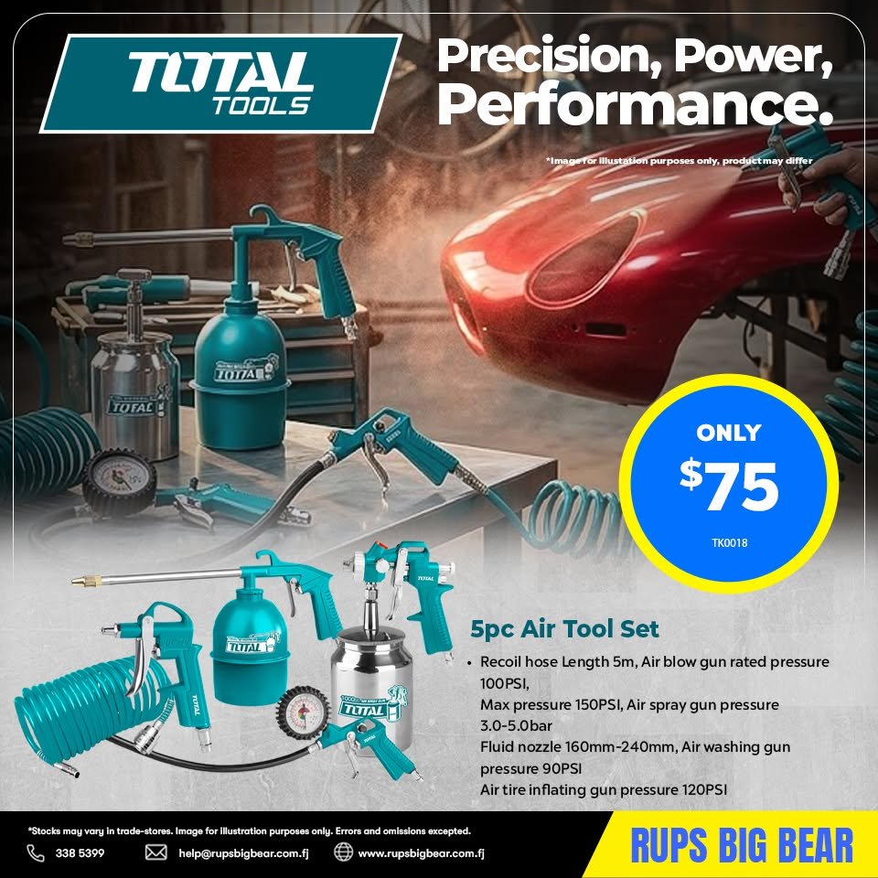 5pc Air Tool Set