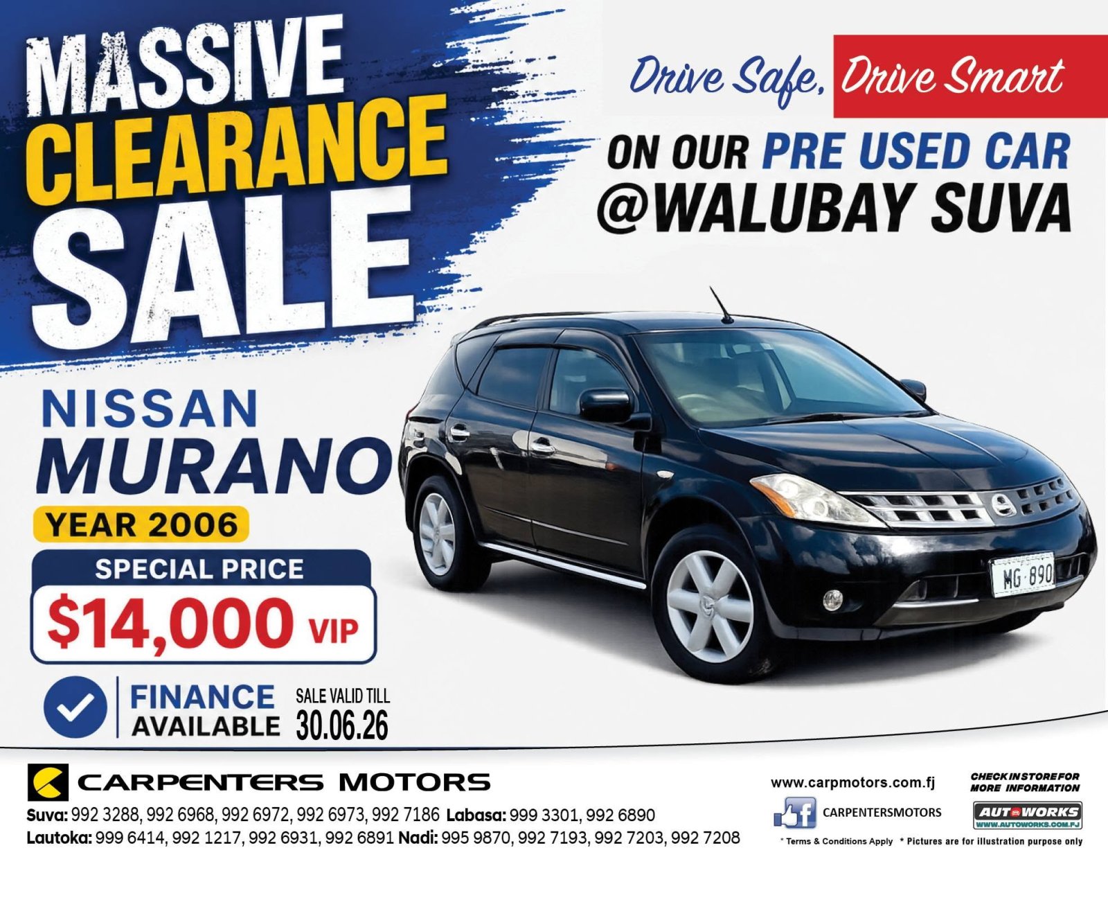 Nissan Murano Year 2006 - $14,000 VIP