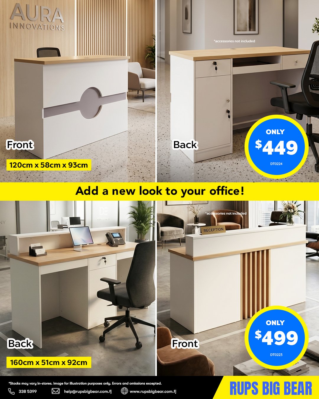 Office Reception Desks & Workstations