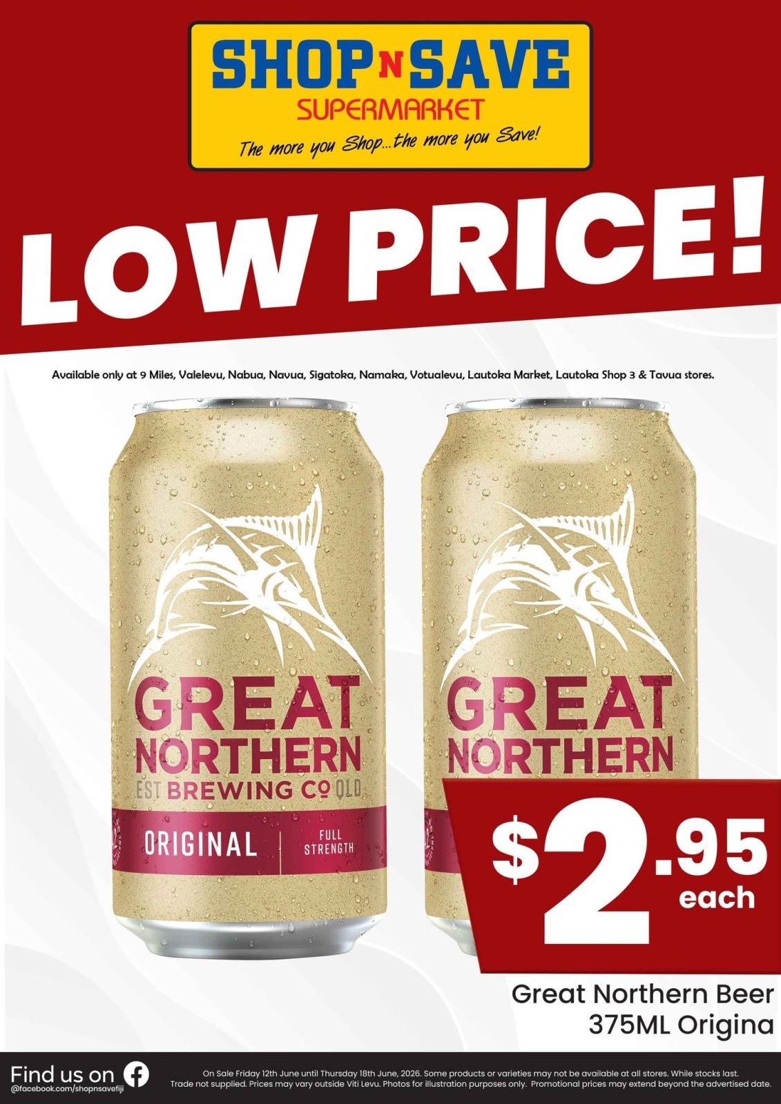 Great Northern Beer 375ML Original