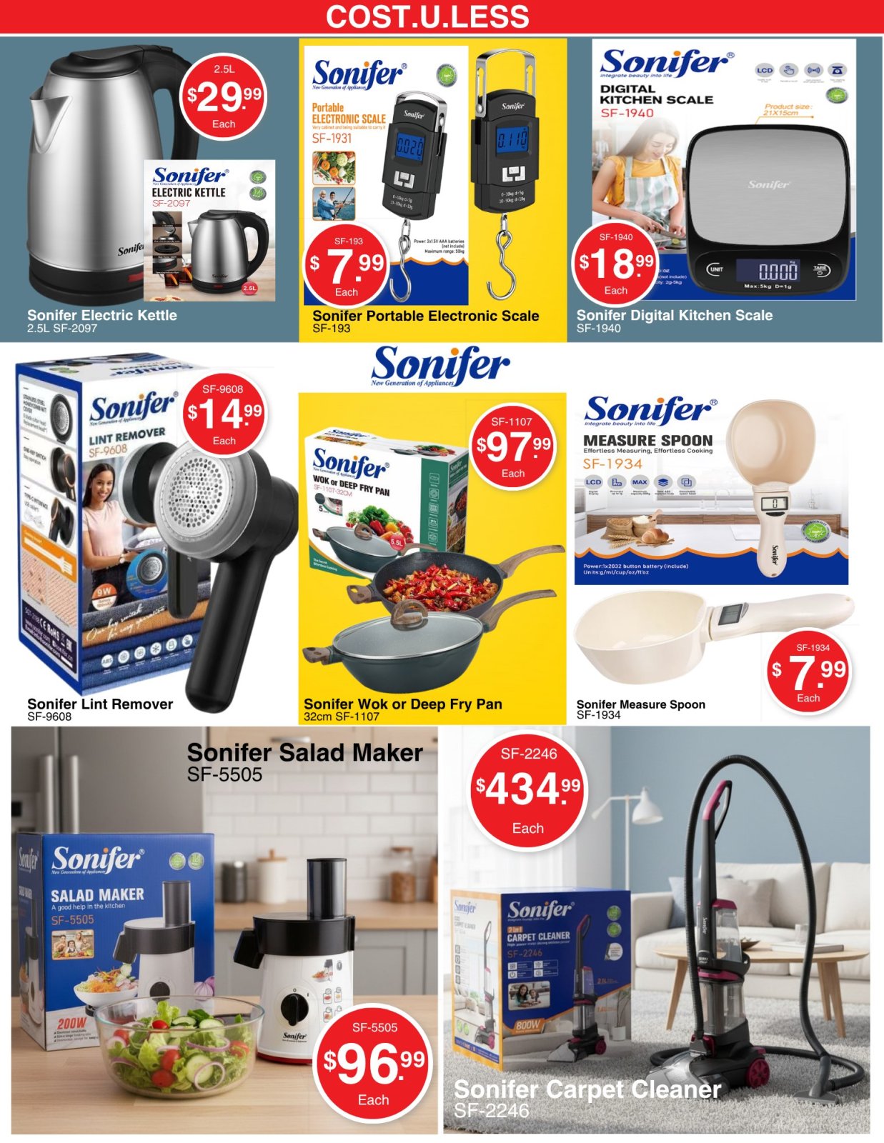 Cost.U.Less Kitchen Appliances & Home Goods Sale