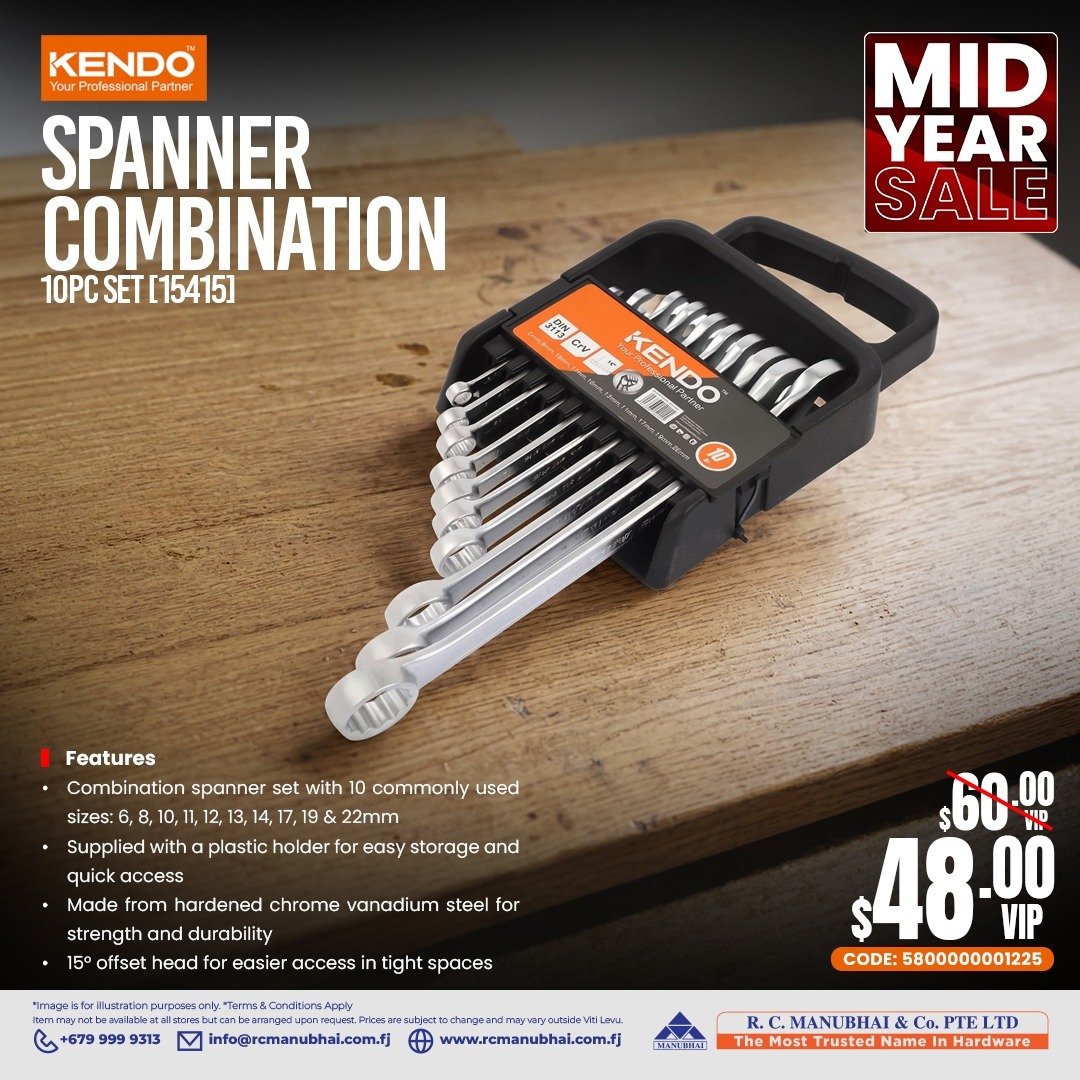 Spanner Combination 10PC Set [15415]
