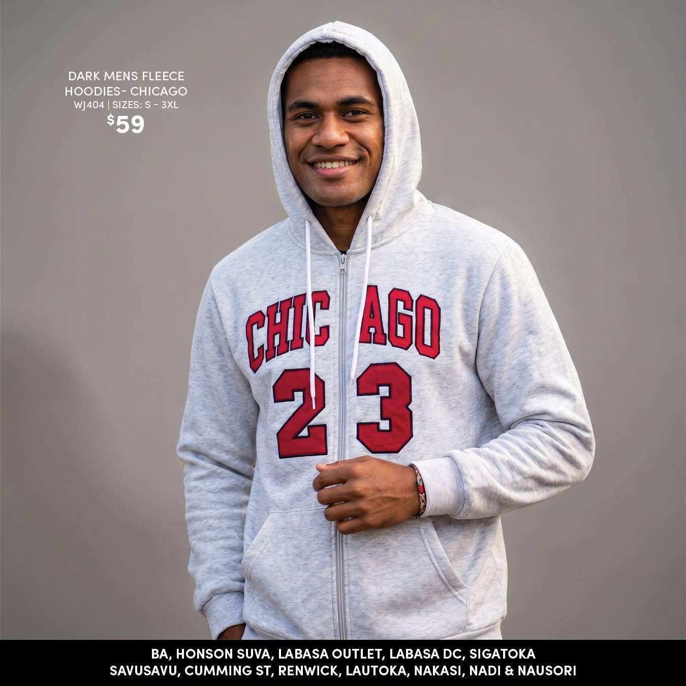 Dark Mens Fleece Hoodies - Chicago