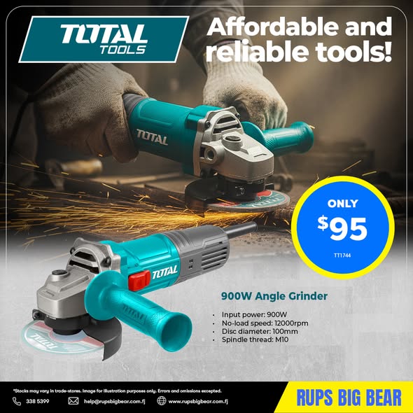 900W Angle Grinder — Only $95
