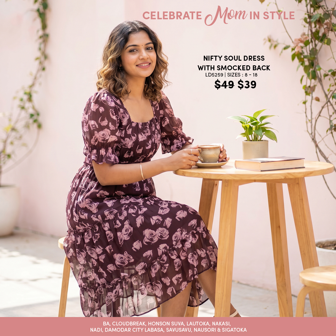 Nifty Soul Dress with Smocked Back