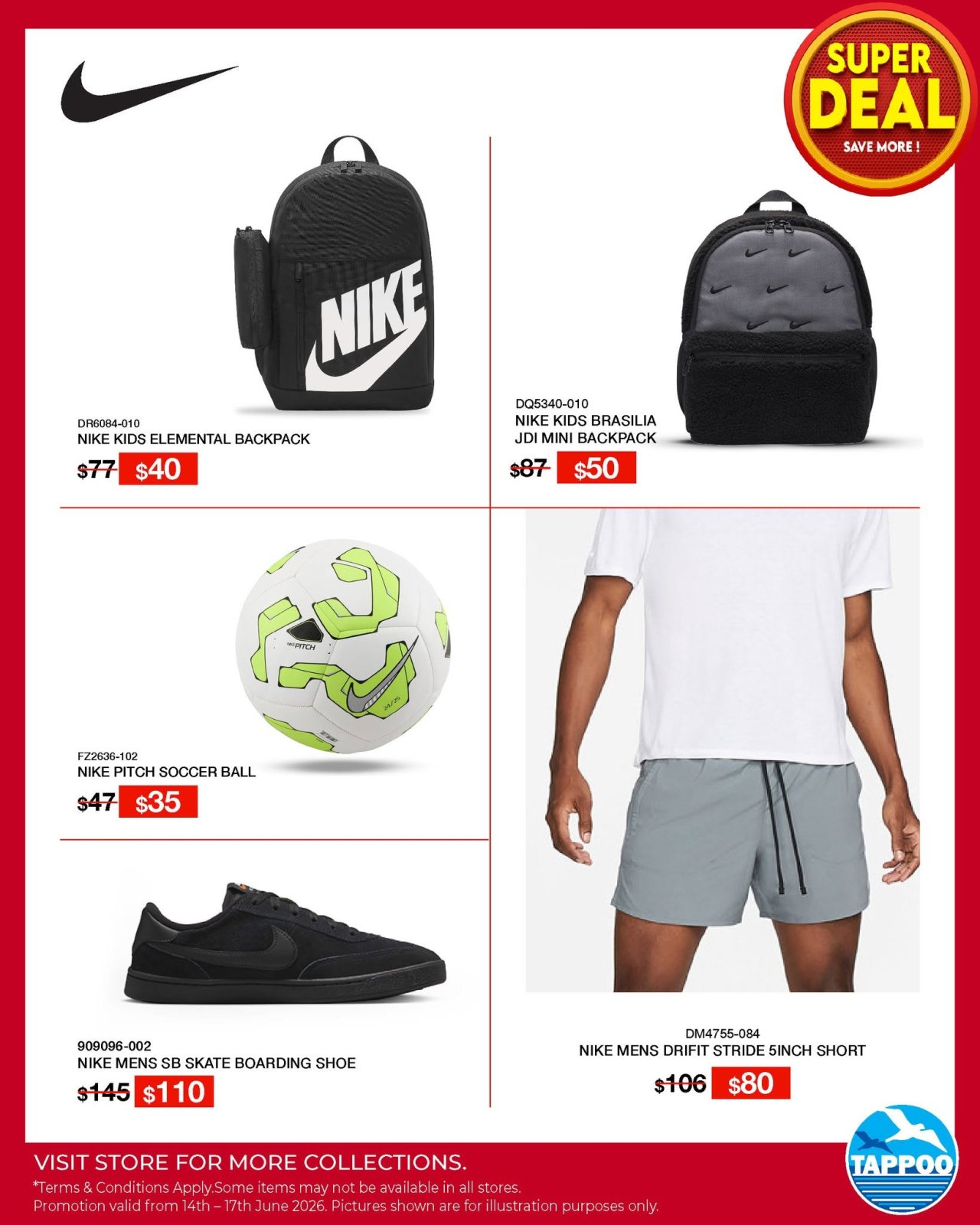 Nike Super Deal - Kids Backpacks, Soccer Ball & More - Page 1