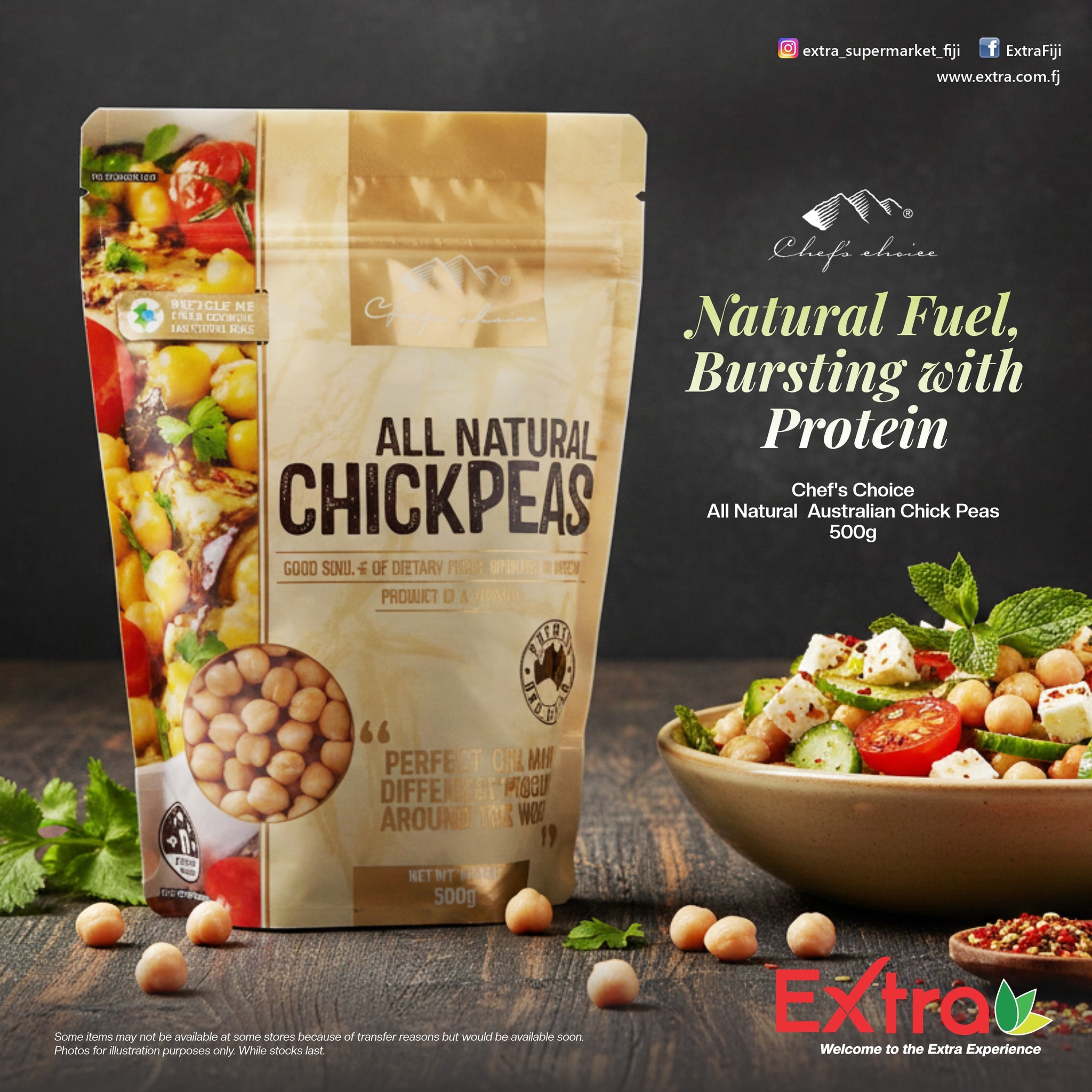 Chef's Choice All Natural Australian Chick Peas 500g - $8.95each