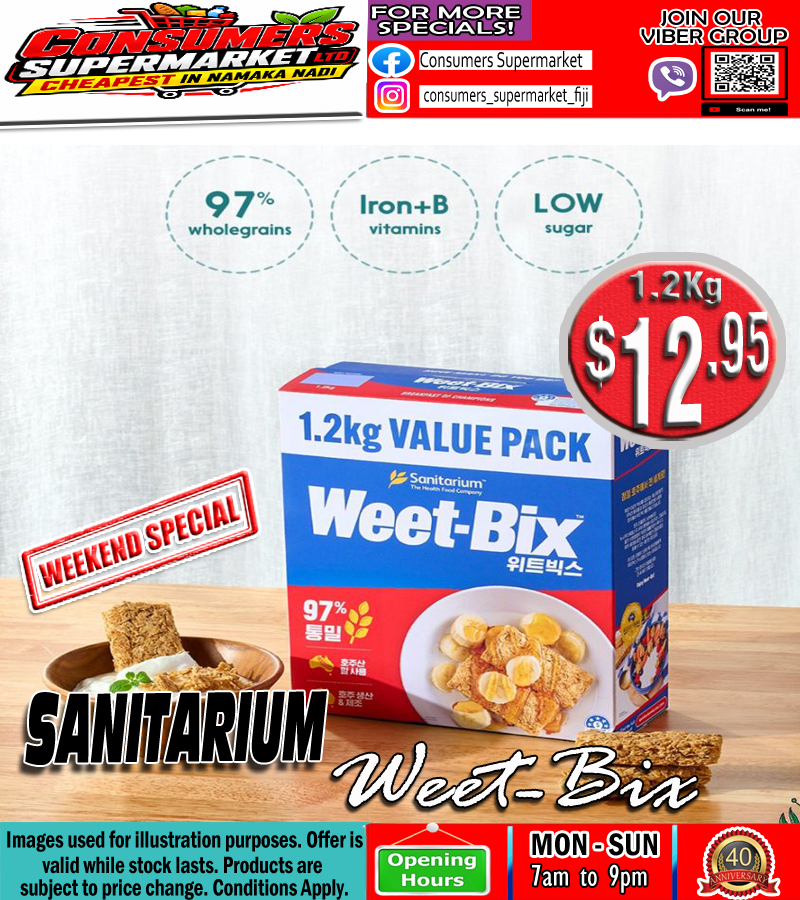 Sanitarium Weet-Bix 1.2kg Weekend Special