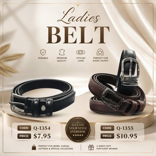 Ladies Belt Collection