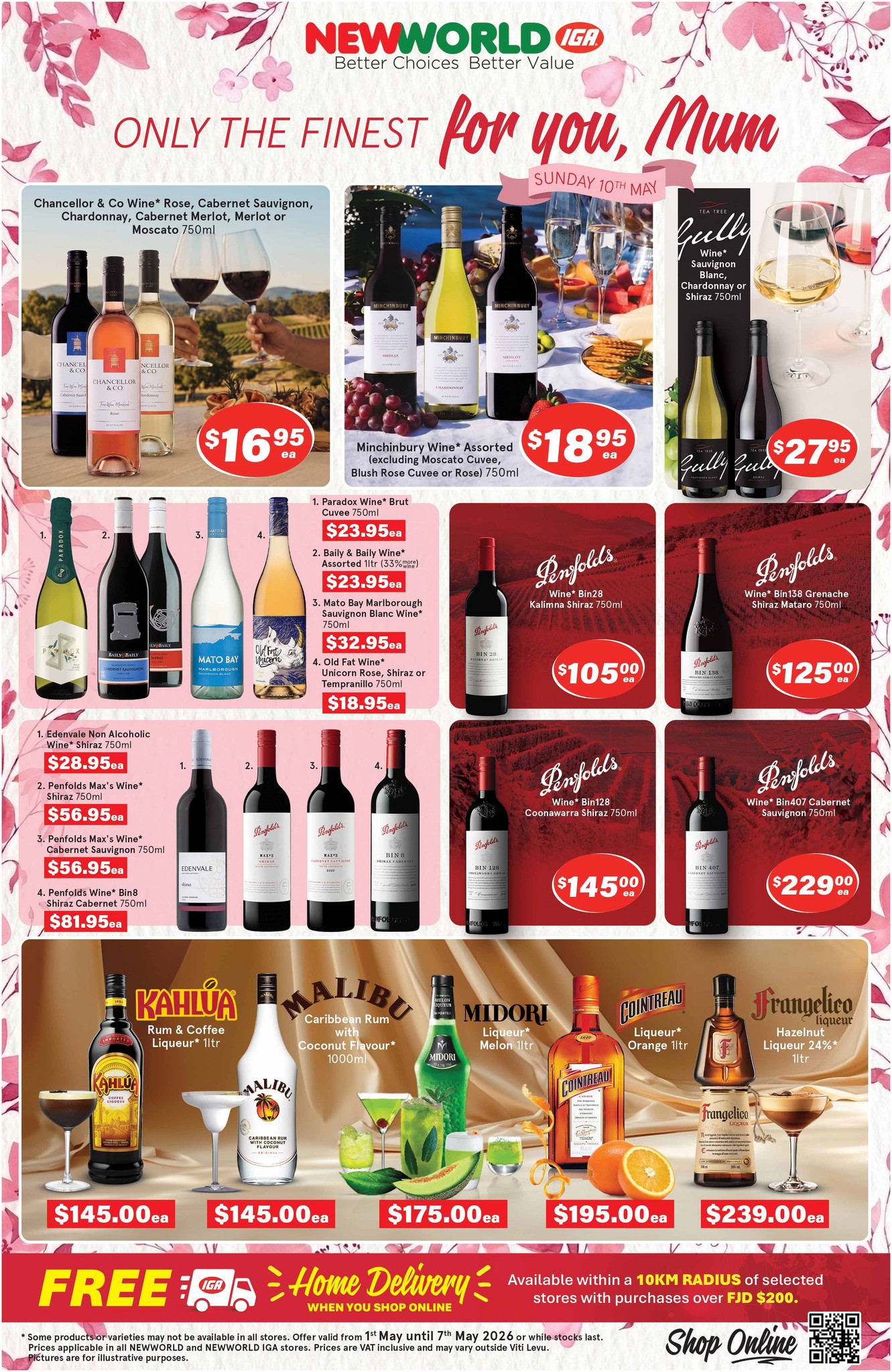 Mother's Day Wine & Spirits Selection - Page 1