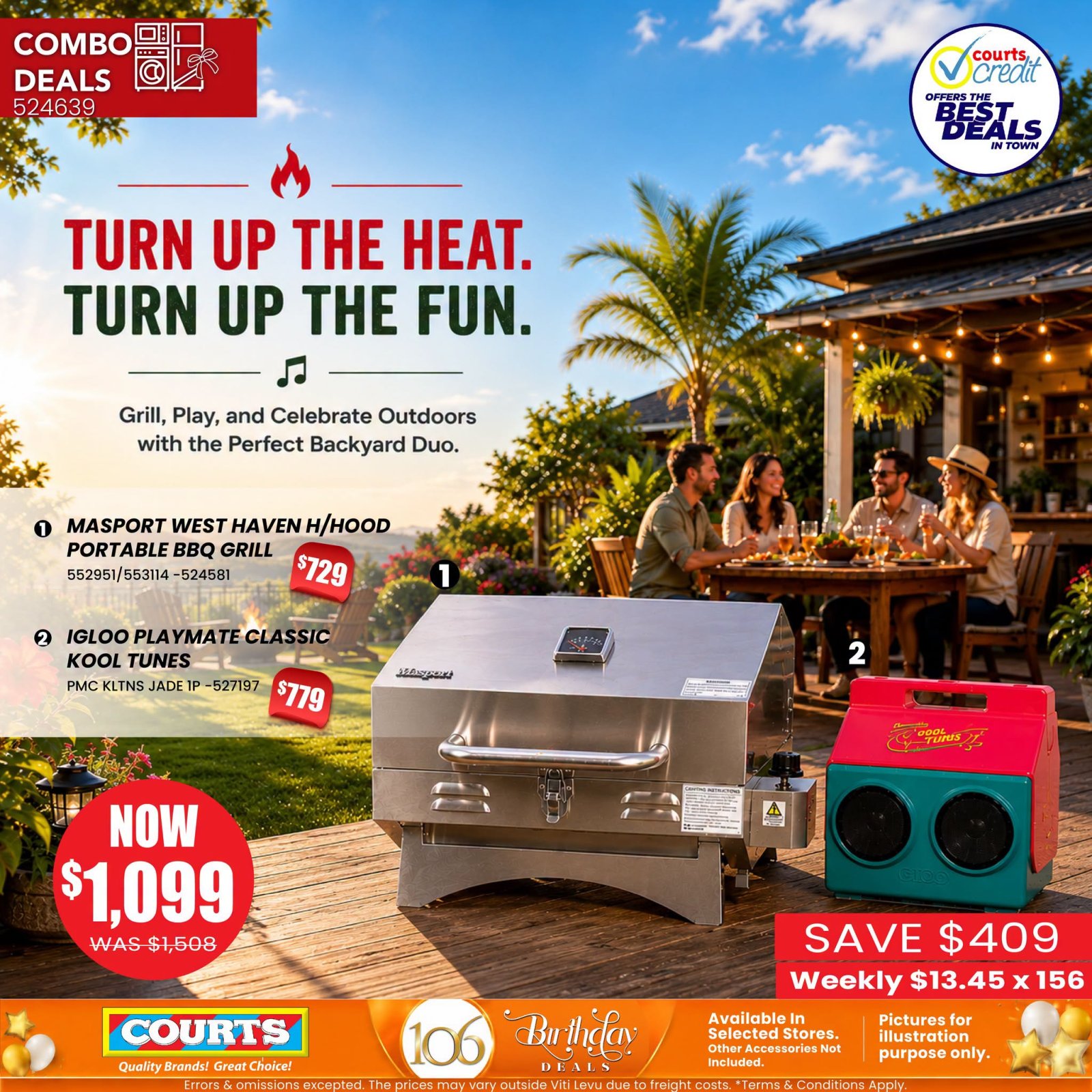 Turn Up the Heat. Turn Up the Fun. Backyard Combo Deals - Page 1
