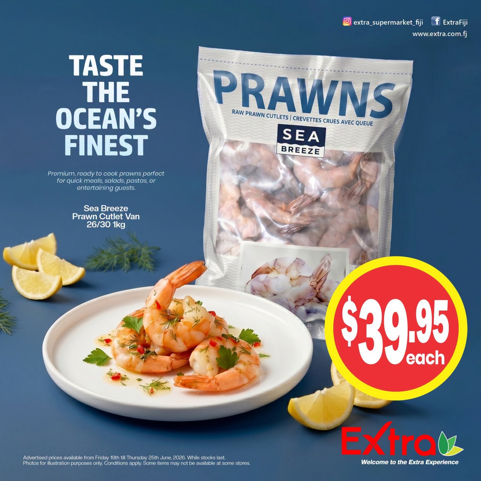 Sea Breeze Raw Prawn Cutlets