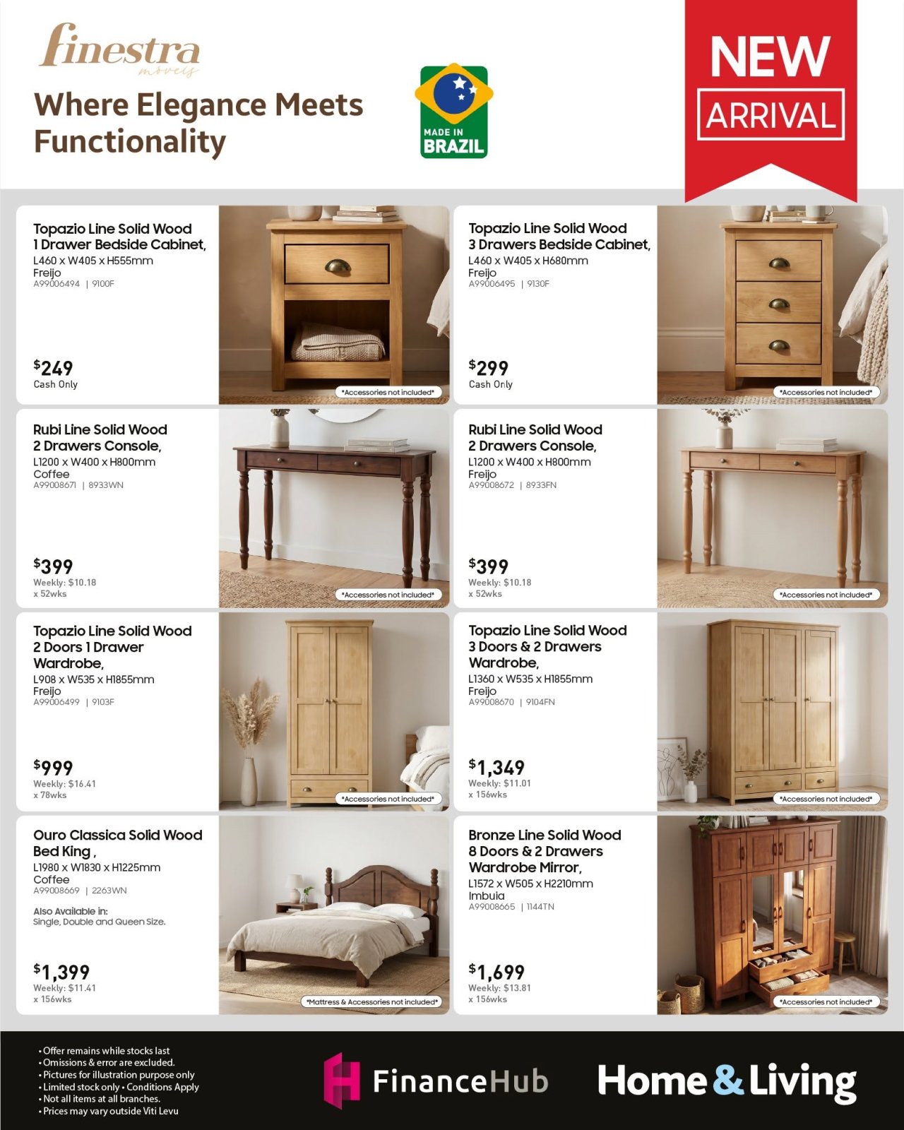 Finestra Solid Wood Furniture Collection - Page 1