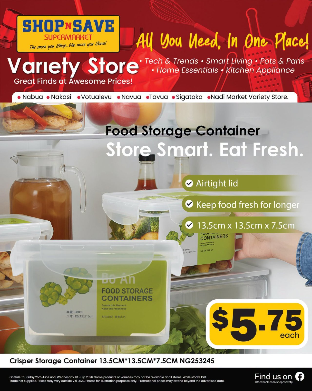 Shop N Save Variety Store – Food Storage Containers & Home Essentials - Page 1