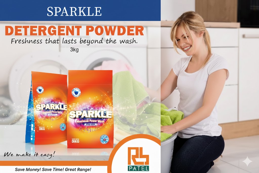 Sparkle Detergent Powder 3kg