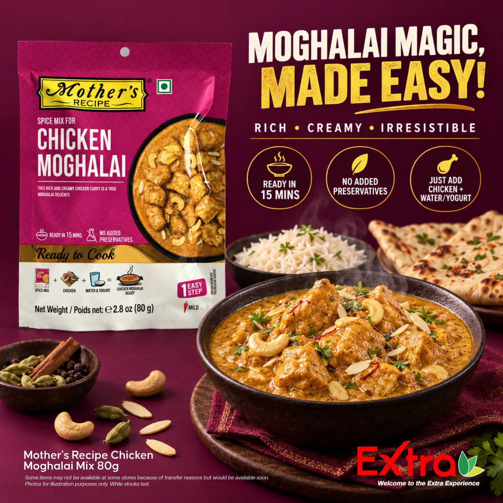Mother's Recipe Chicken Moghalai Mix 80g