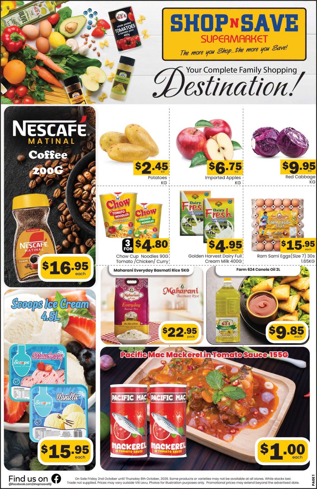 Shop N Save Weekly Supermarket Specials - Page 1