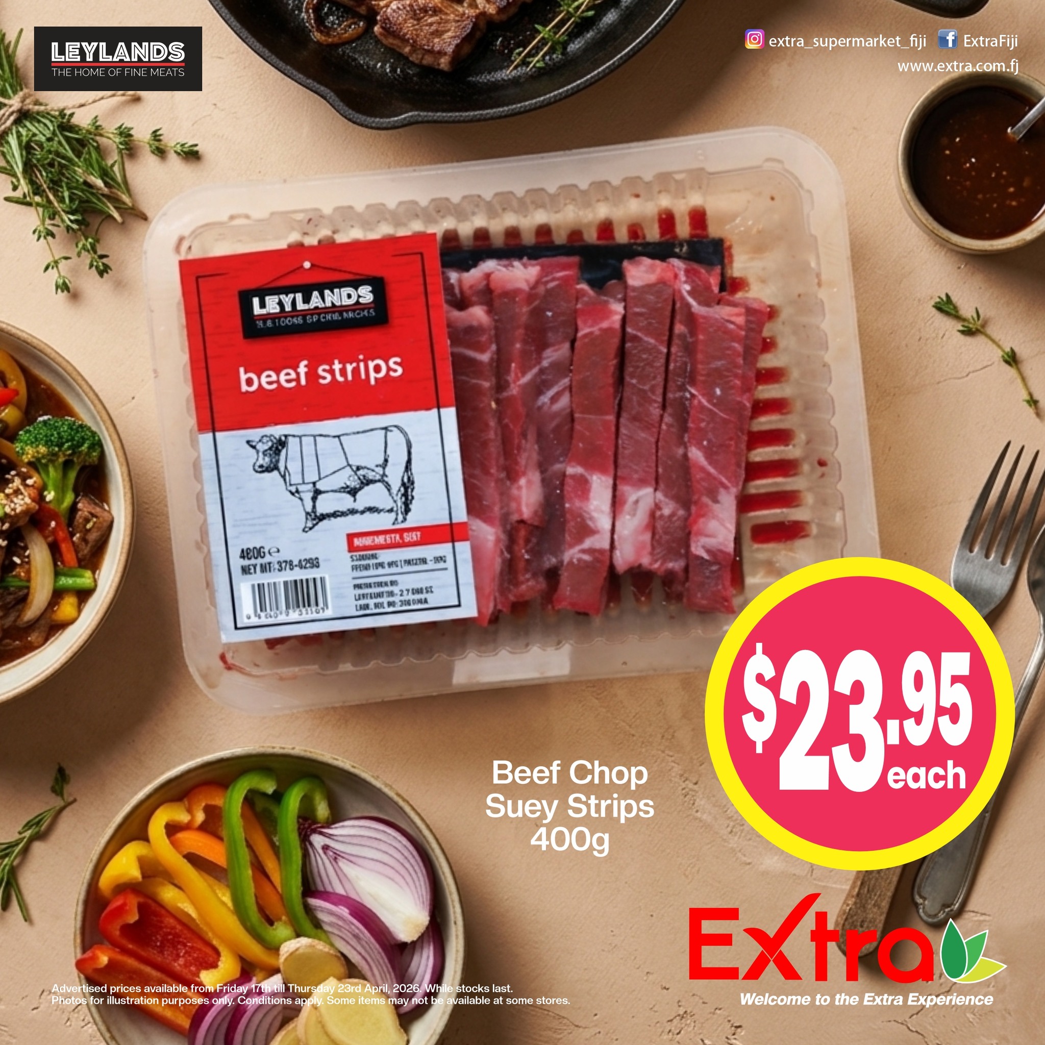 Beef Chop Suey Strips 400g - $23.95