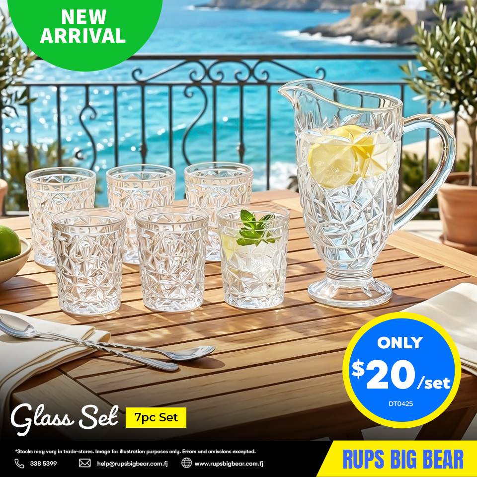 Glass Set 7pc - New Arrival