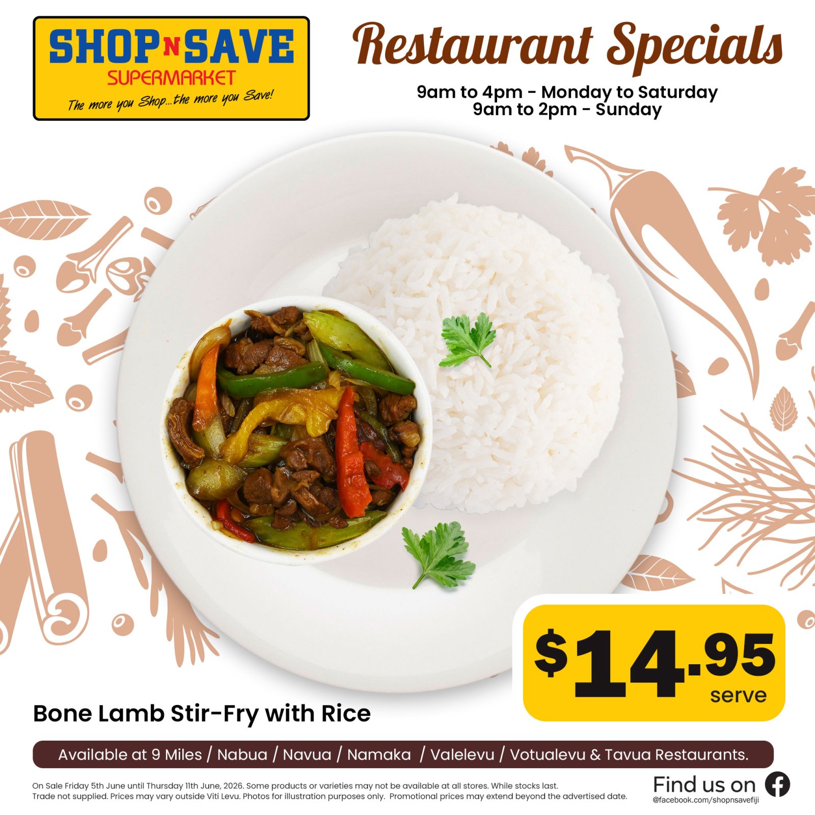 Bone Lamb Stir-Fry with Rice