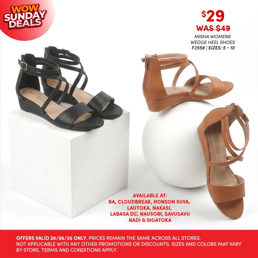 Misha Womens Wedge Heel Shoes