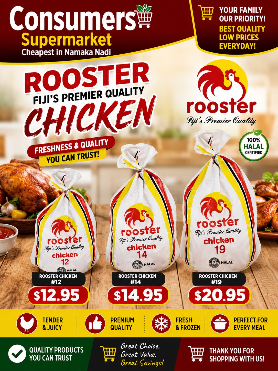 Rooster Chicken — Fiji's Premier Quality - Page 1