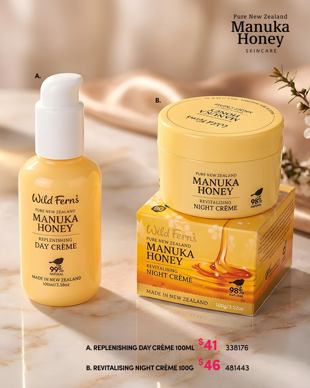 Wild Ferns Manuka Honey Skincare