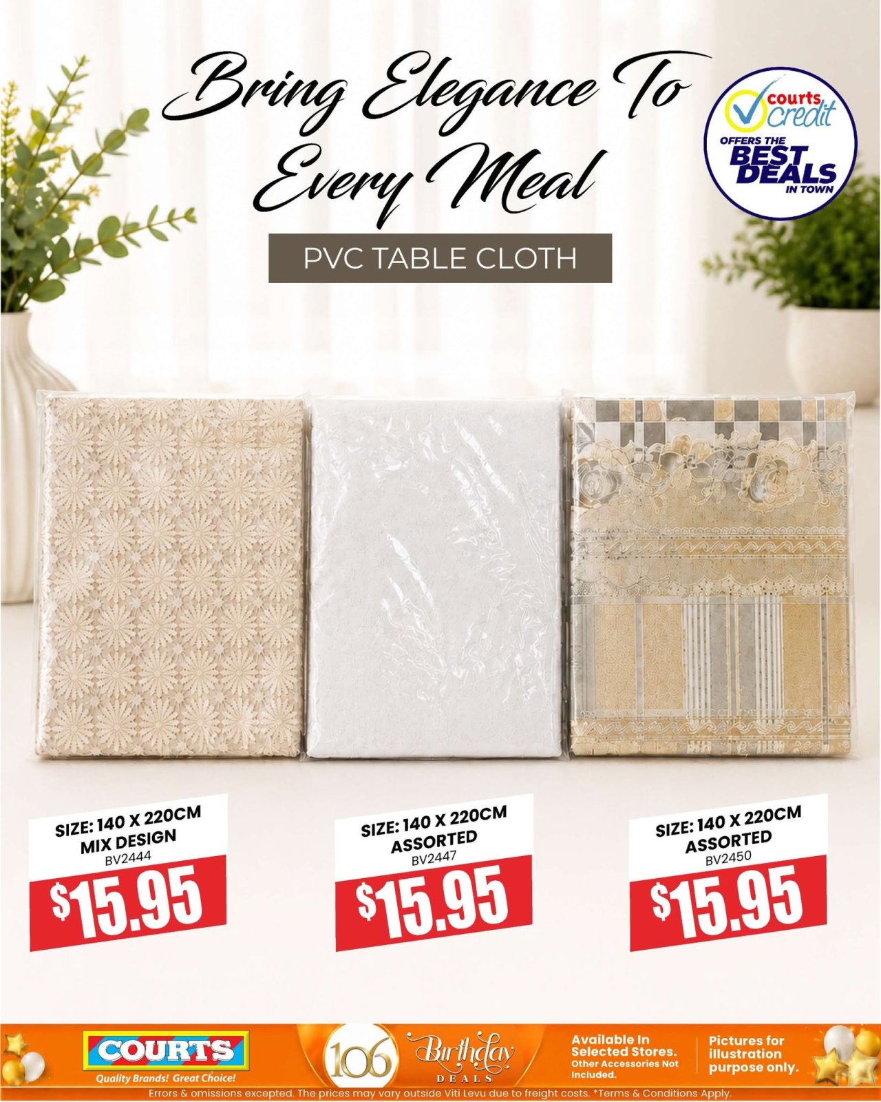 PVC Table Cloth - Page 1