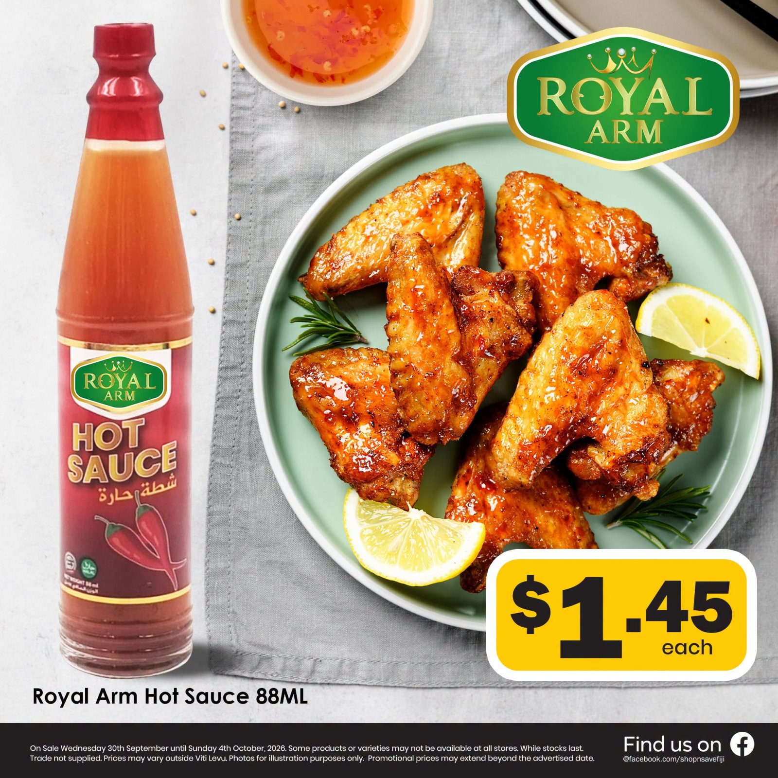 Royal Arm Hot Sauce 88ML