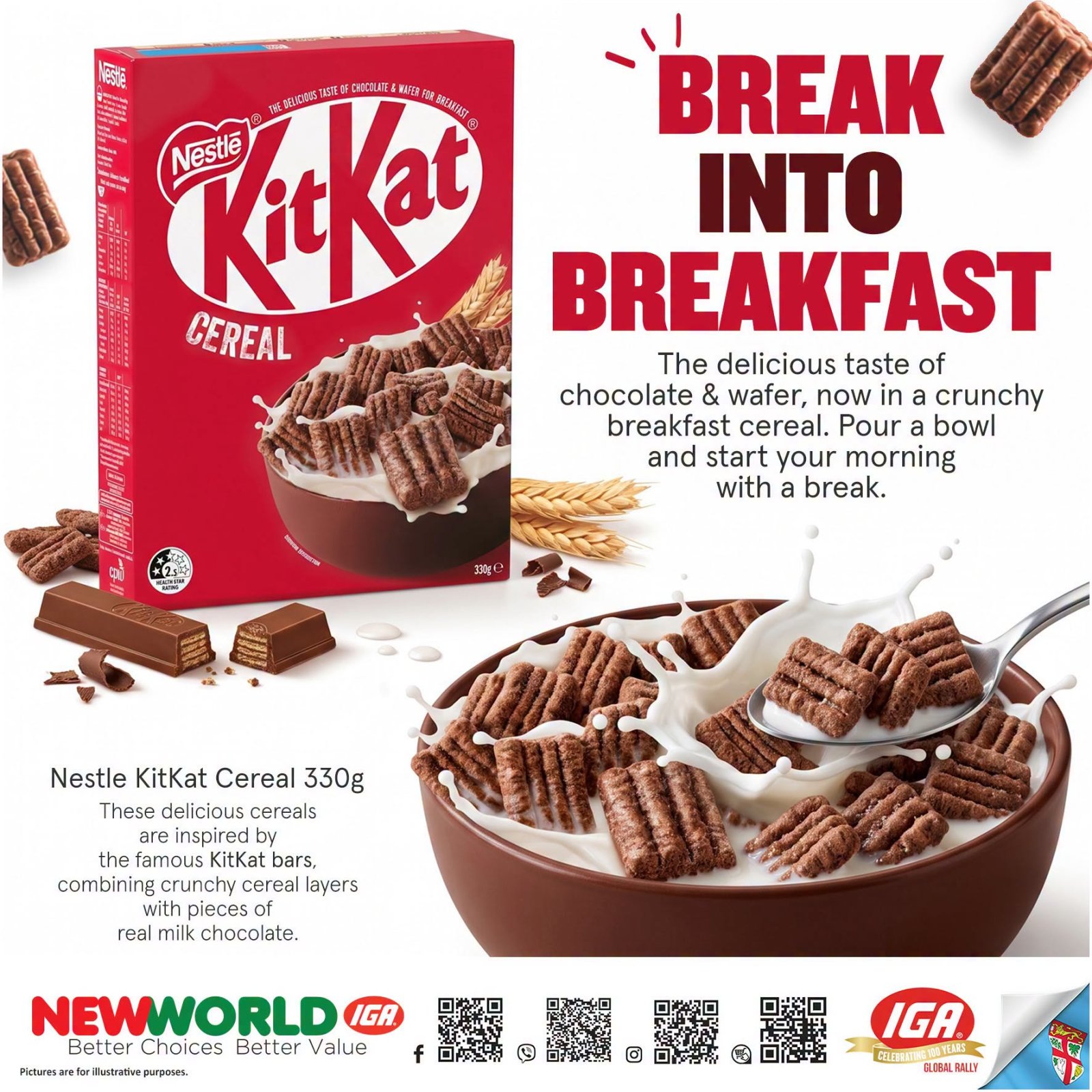Nestle KitKat Cereal 330g