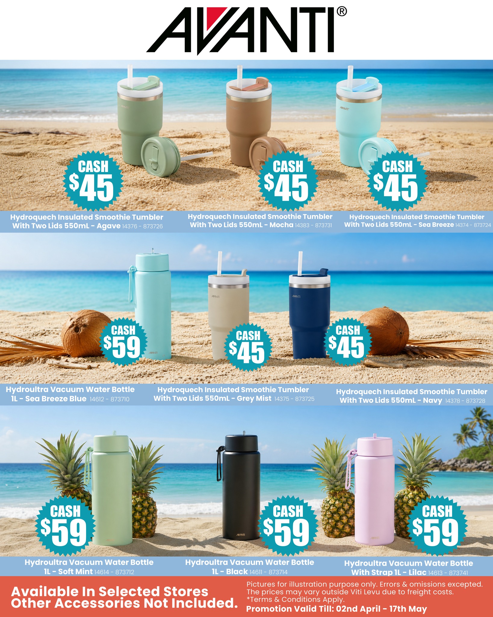 AVANTI Bottles & Tumblers Summer Collection - Page 1