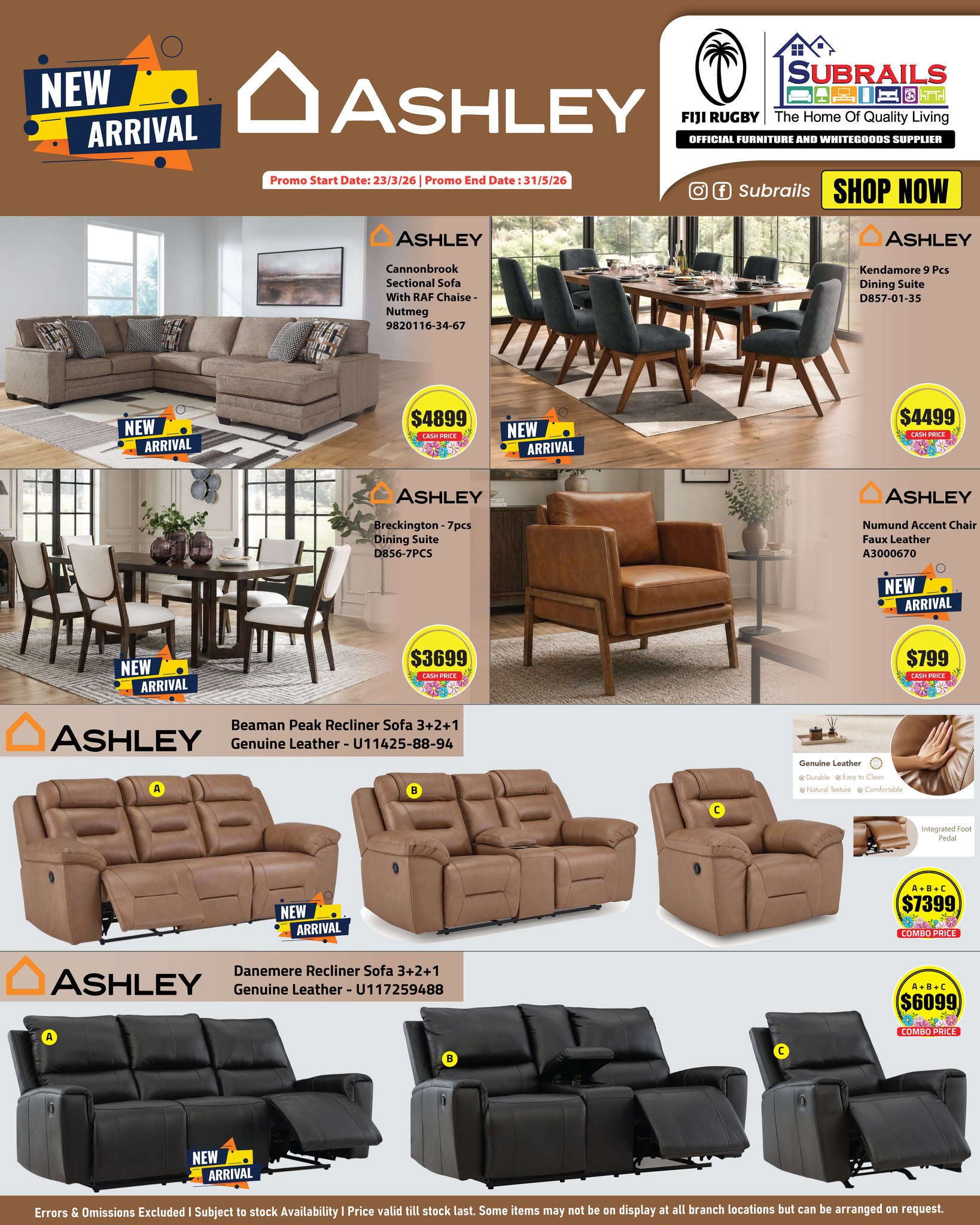 Ashley Furniture New Arrivals – May 2026 - Page 1