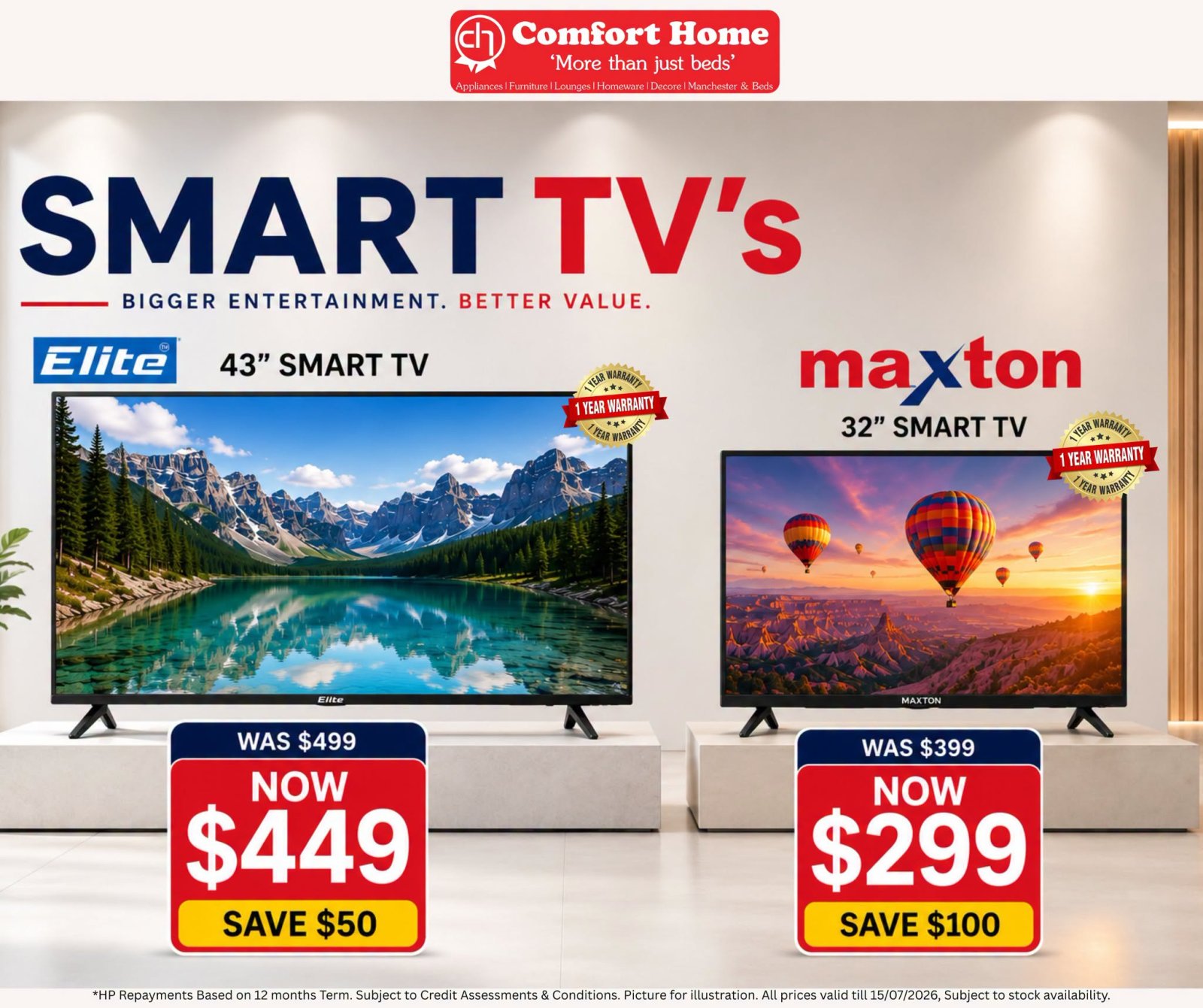 Smart TV Deals – Elite 43" & Maxton 32" - Page 1