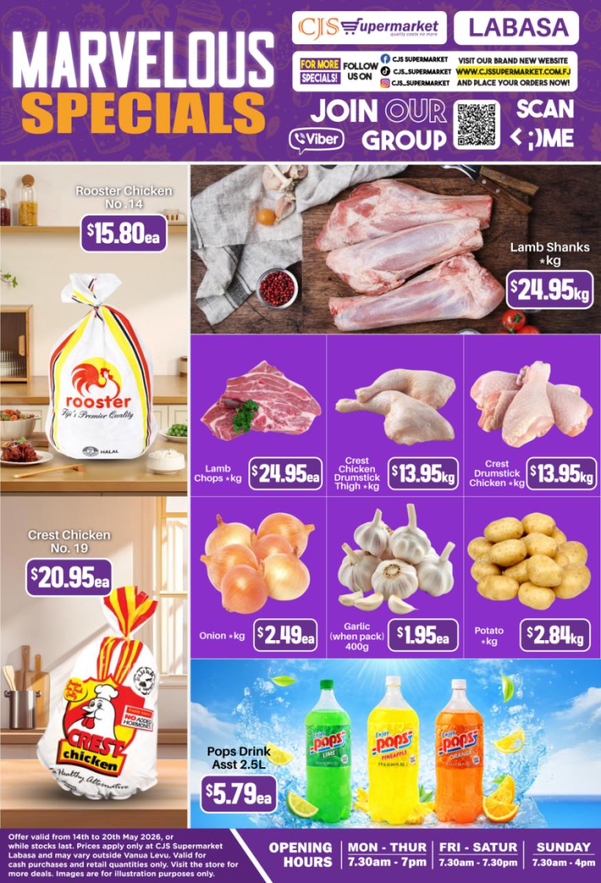 Marvelous Specials - CJS Supermarket Labasa - Page 1