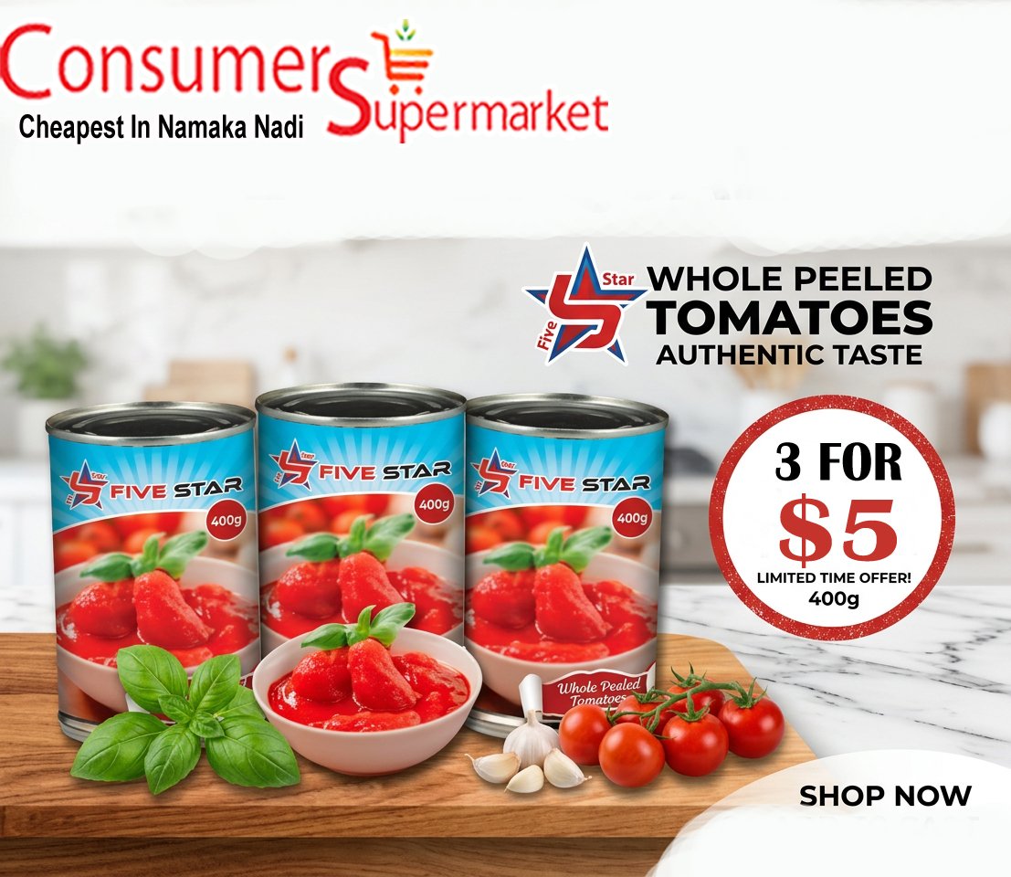 Five Star Whole Peeled Tomatoes 400g