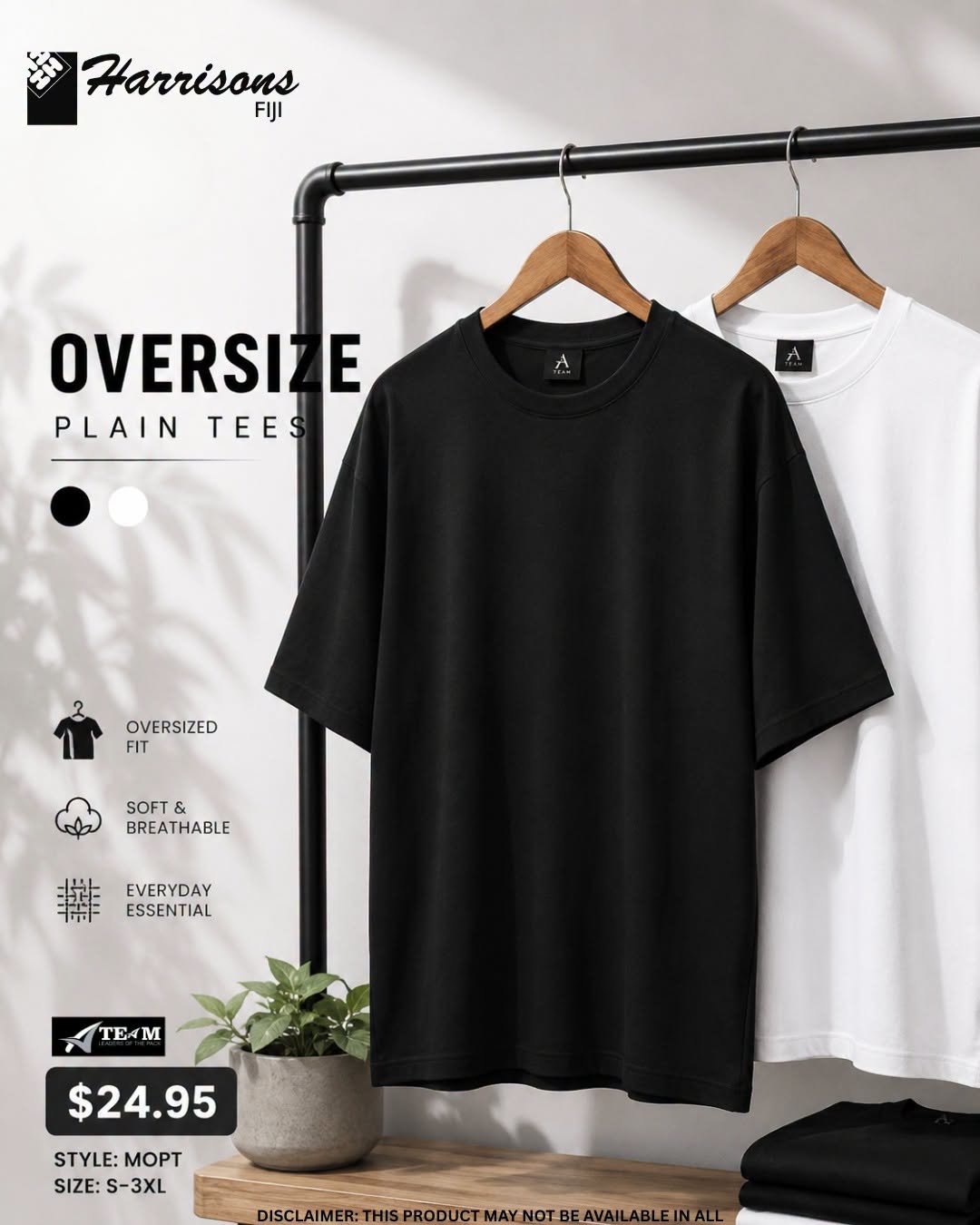 Oversize Plain Tees