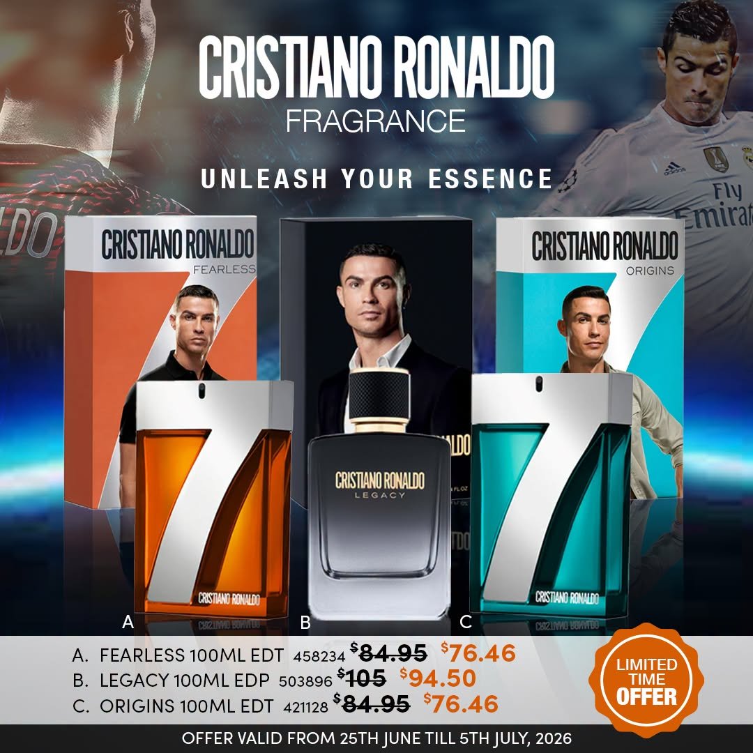 Cristiano Ronaldo Fragrance Collection - Page 1