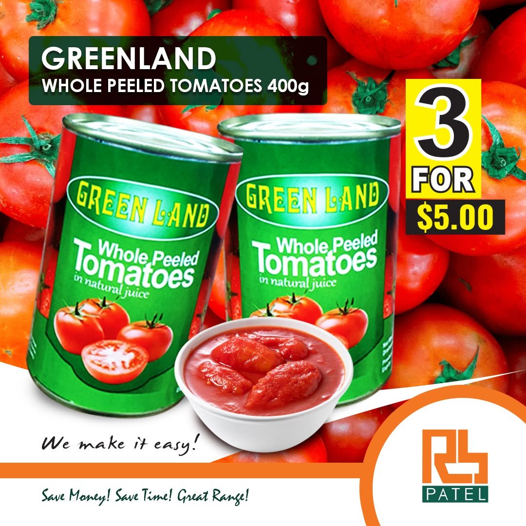 Greenland Whole Peeled Tomatoes 400g